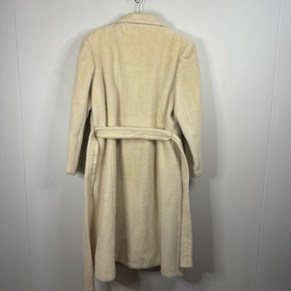 Rawley International Vintage Made in England 100% Mohair Trench Coat Medium - Picture 9 of 16